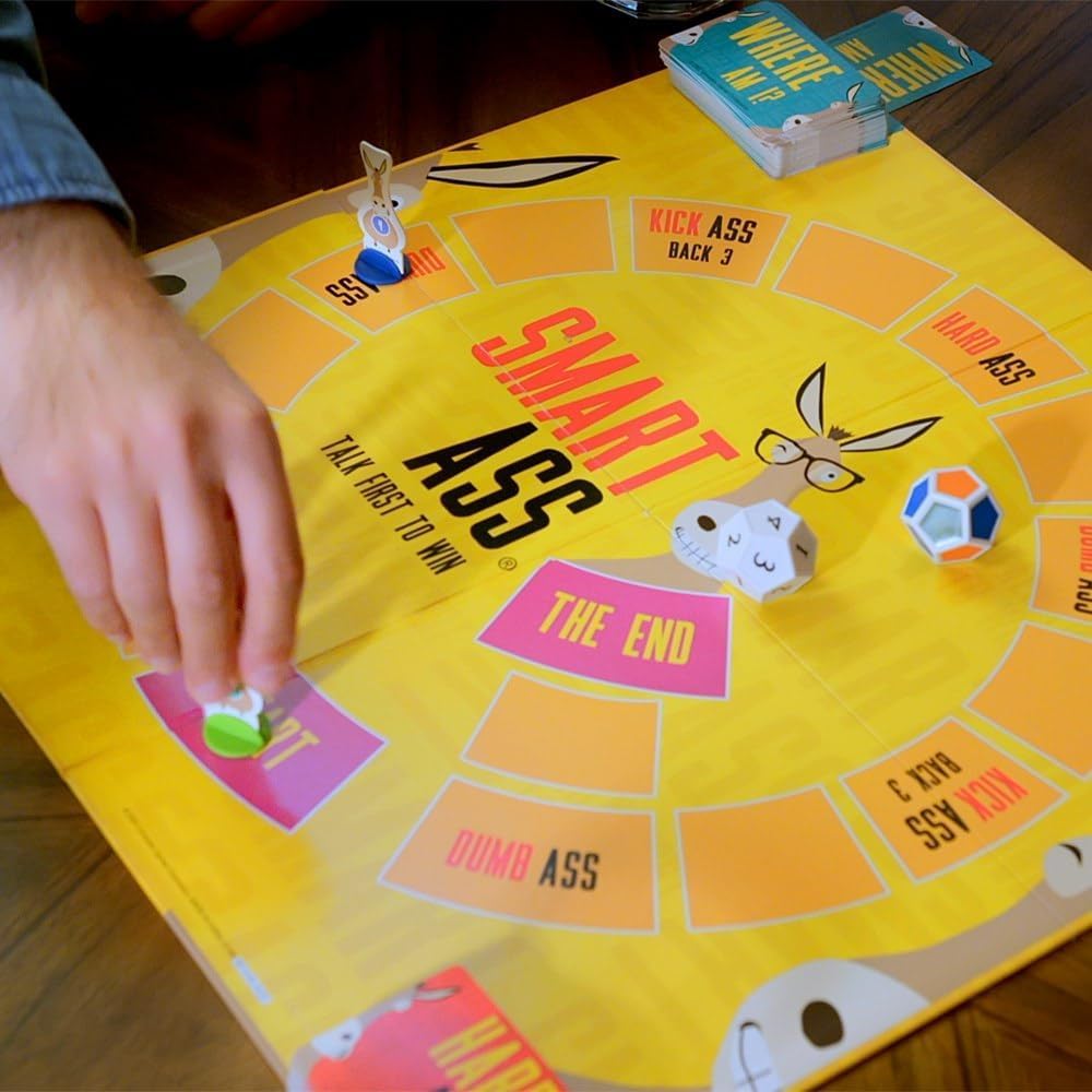 Smart Ass Trivia Party Game – New Edition with 411 Cards for Ages 12+