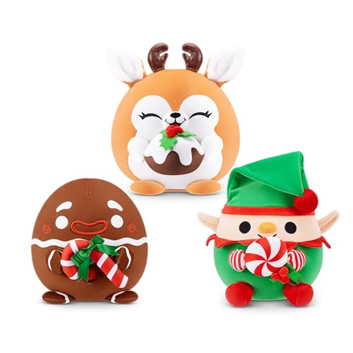 Snackles Christmas Series 2 Jingle 8-Inch Plush with Snack Accessory by ZURU