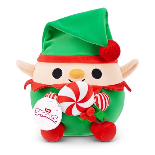 Snackles Christmas Series 2 Jingle 8-Inch Plush with Snack Accessory by ZURU