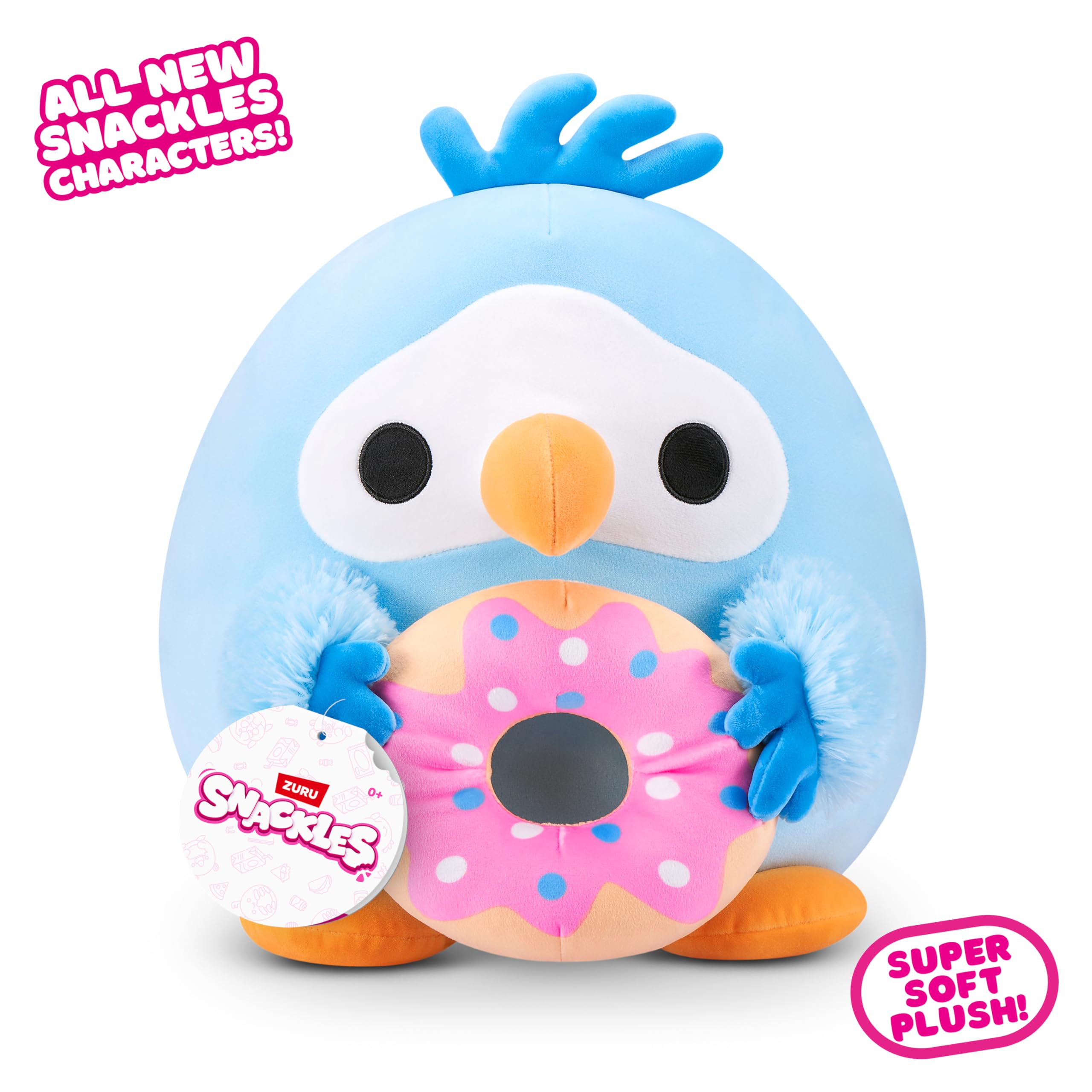 Snackles Daniel Plush (8-inch) – Series 1 Collectible by ZURU with Snack Treasure
