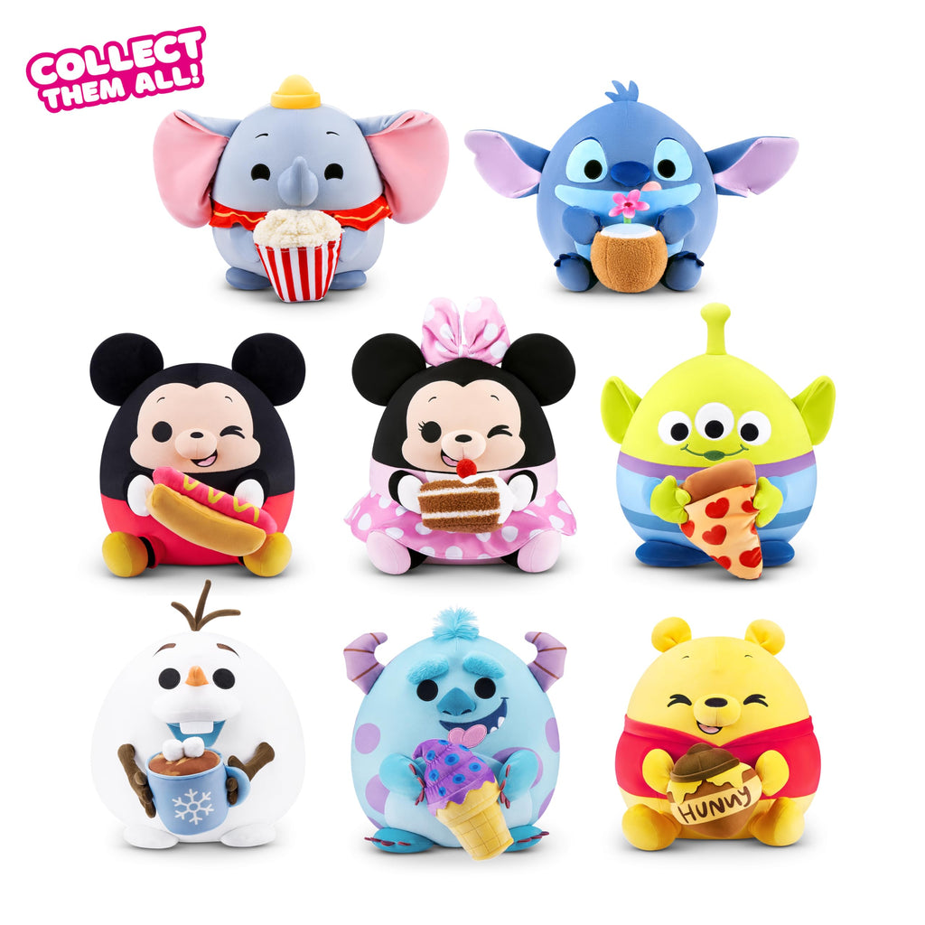Snackles Disney 14-inch Plush Minnie by ZURU – Super-Soft Snack Buddy