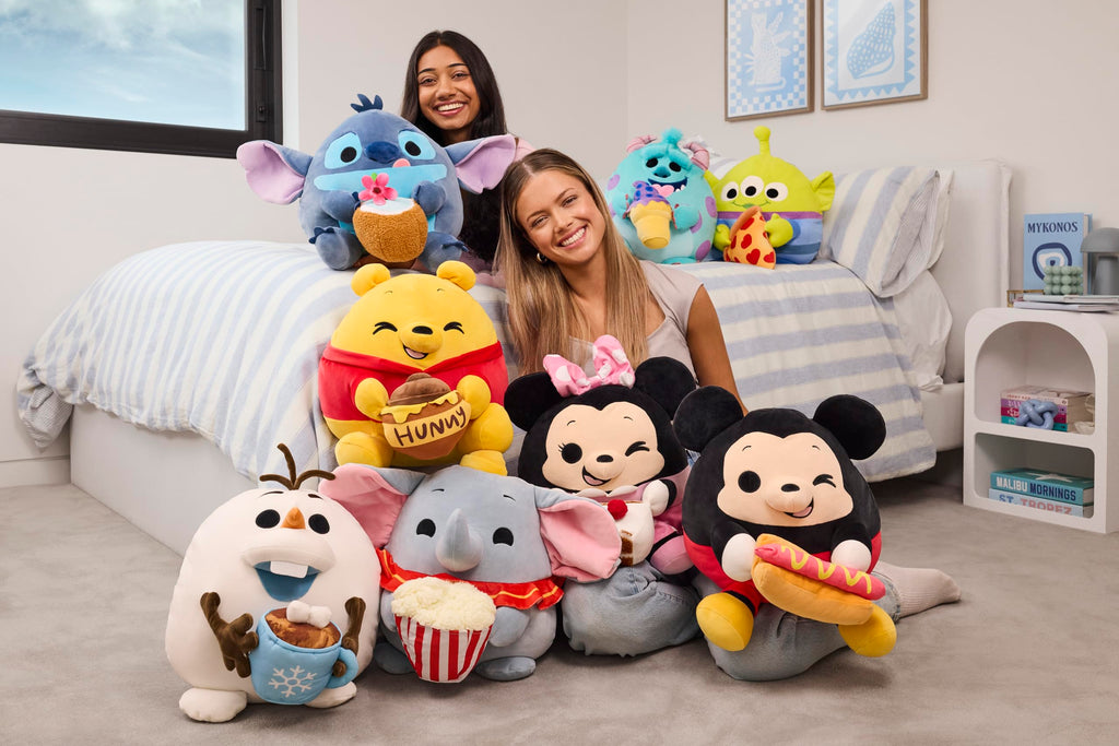 Snackles Disney 14-inch Plush Minnie by ZURU – Super-Soft Snack Buddy