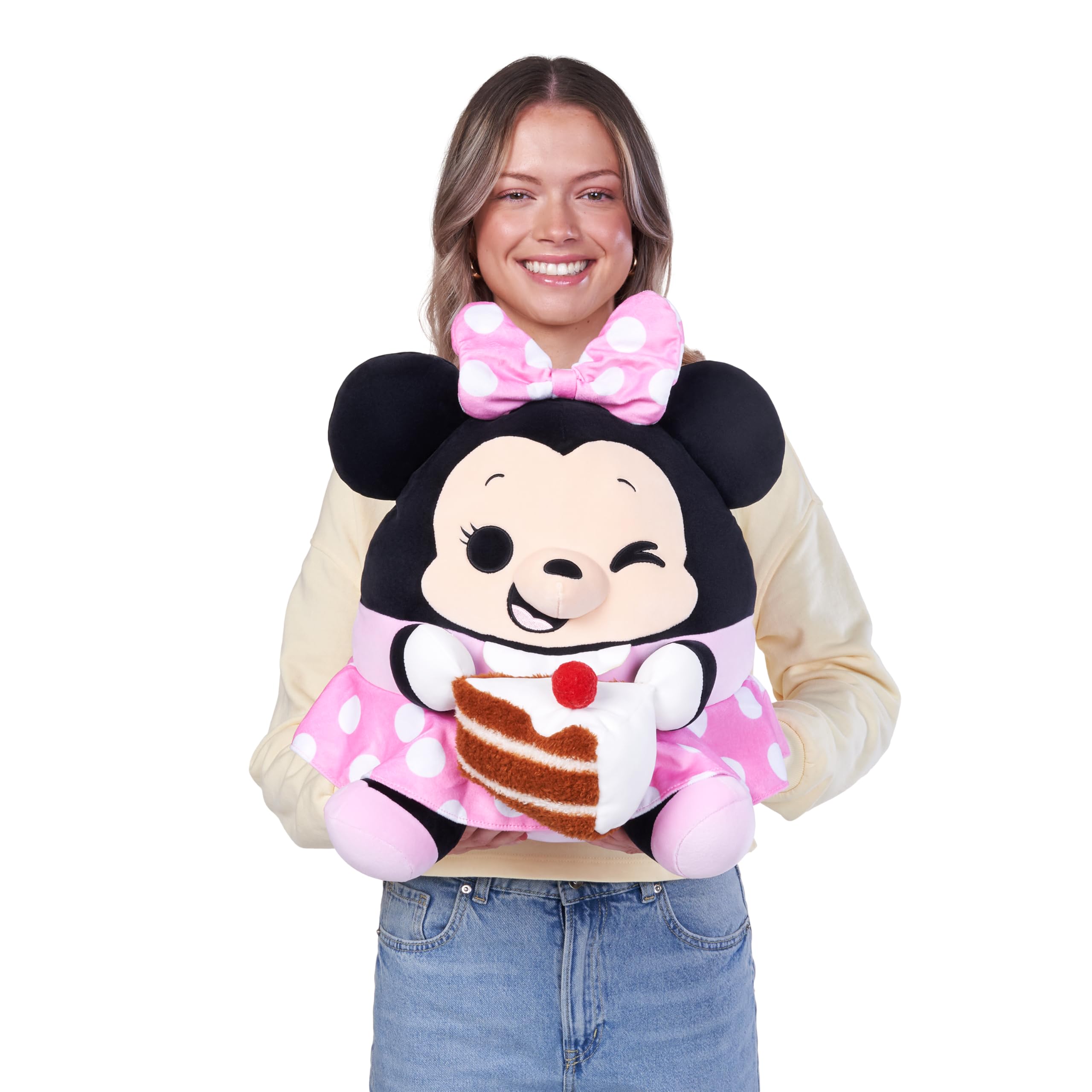 Snackles Disney 14-inch Plush Minnie by ZURU – Super-Soft Snack Buddy