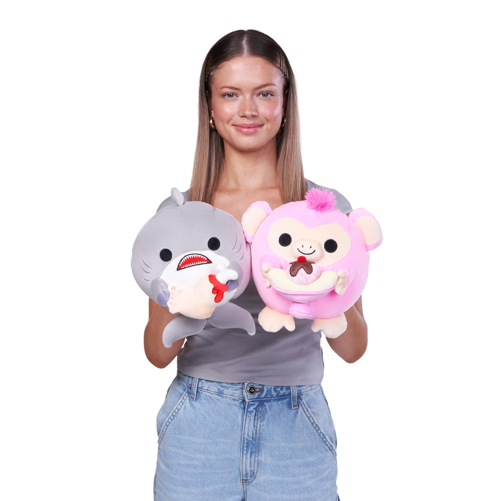 Snackles Non-Licensed Series 1 8-Inch Plush by ZURU – Soft Collectible with Snack Accessory