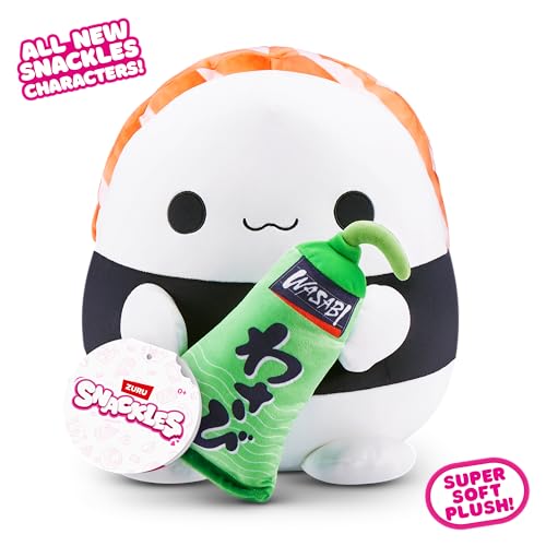 Snackles Non-Licensed Series 1 8-Inch Plush by ZURU – Soft Collectible with Snack Accessory
