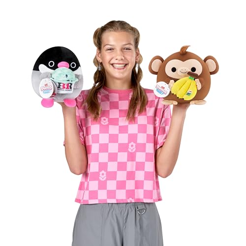 Snackles Series 2 Penguin & Baskin-Robbin 8 Inch Plush – Ultra Soft Collectible Squishy Plush Toy
