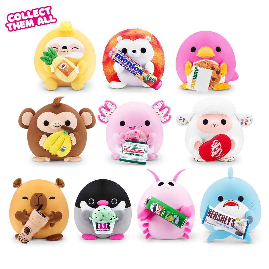 Snackles Series 2 Penguin & Baskin-Robbin 8 Inch Plush – Ultra Soft Collectible Squishy Plush Toy
