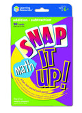Snap It Up! Math Card Game: Addition & Subtraction Practice for Kids Ages 6+