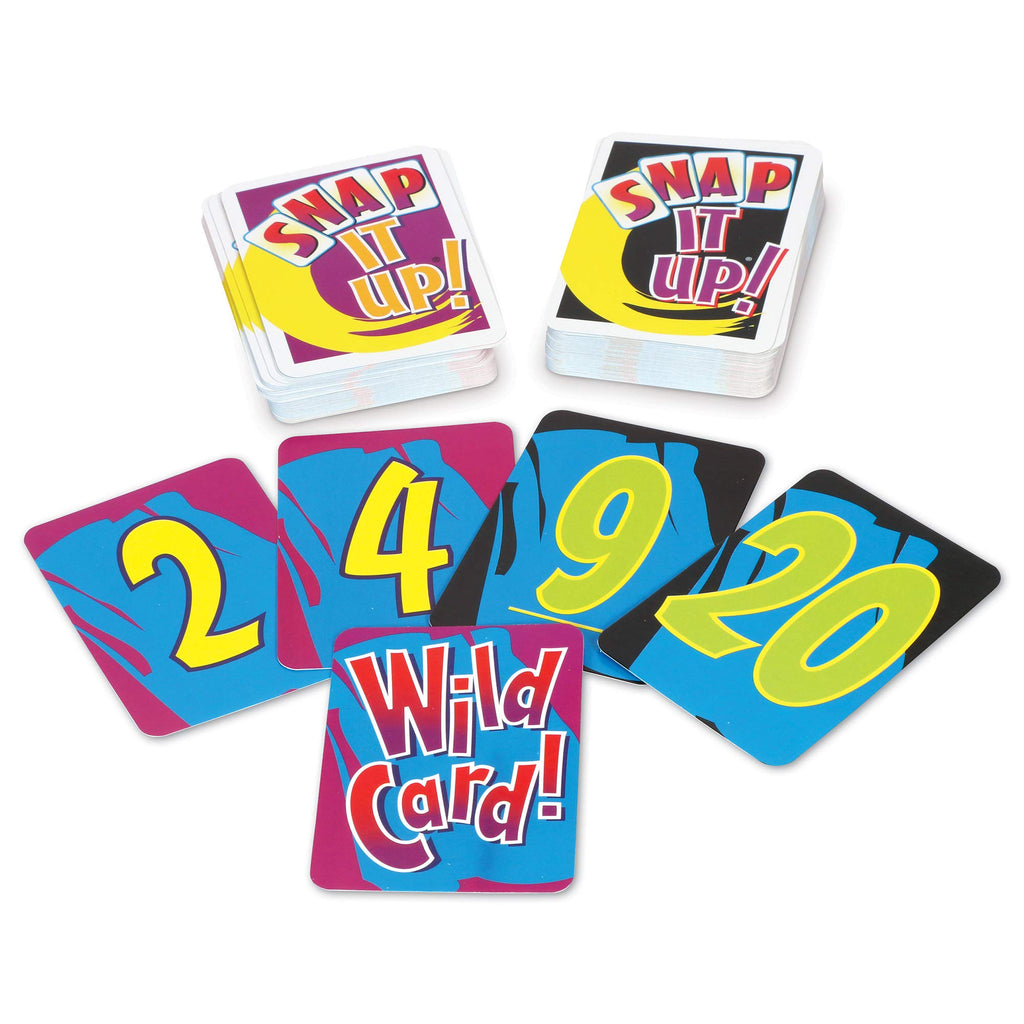 Snap It Up! Math Card Game: Addition & Subtraction Practice for Kids Ages 6+