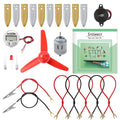 Sntieecr Fruit Battery Science Experiment Kit – DIY STEM Lab with Clock, LEDs, Motor & Buzzer