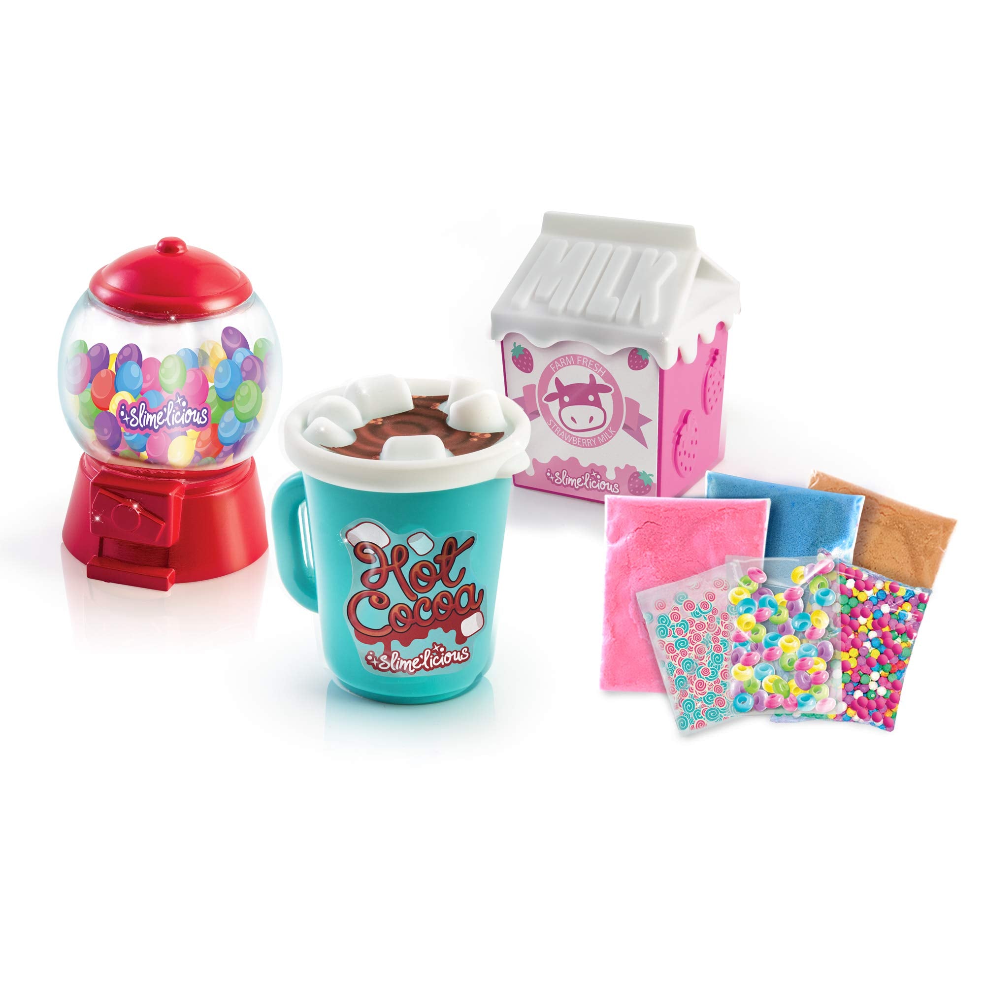 So Slime DIY Slime'licious 3-Pack: Scented Slime Kits – Bubble Gum, Hot Cocoa, Strawberry Milk