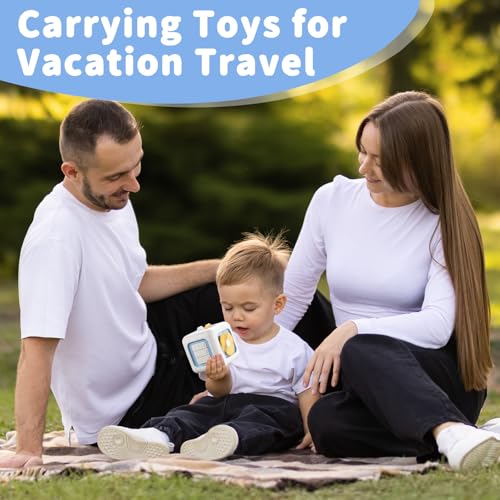 SOCBTNSO Busy Cube Toy – 6-in-1 Montessori Activity Cube for 1-Year-Olds, Travel-Friendly Fine Motor Skills Toy