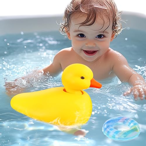 SOCBTNSO Walking Duck Bath Toy – Waterproof, Realistic Waddling Duck for Toddlers (Single or 2-Pack)