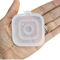 Social Media Logo Resin Mold – Silicone Keychain Mold for Instagram, TikTok, Facebook, WhatsApp, YouTube