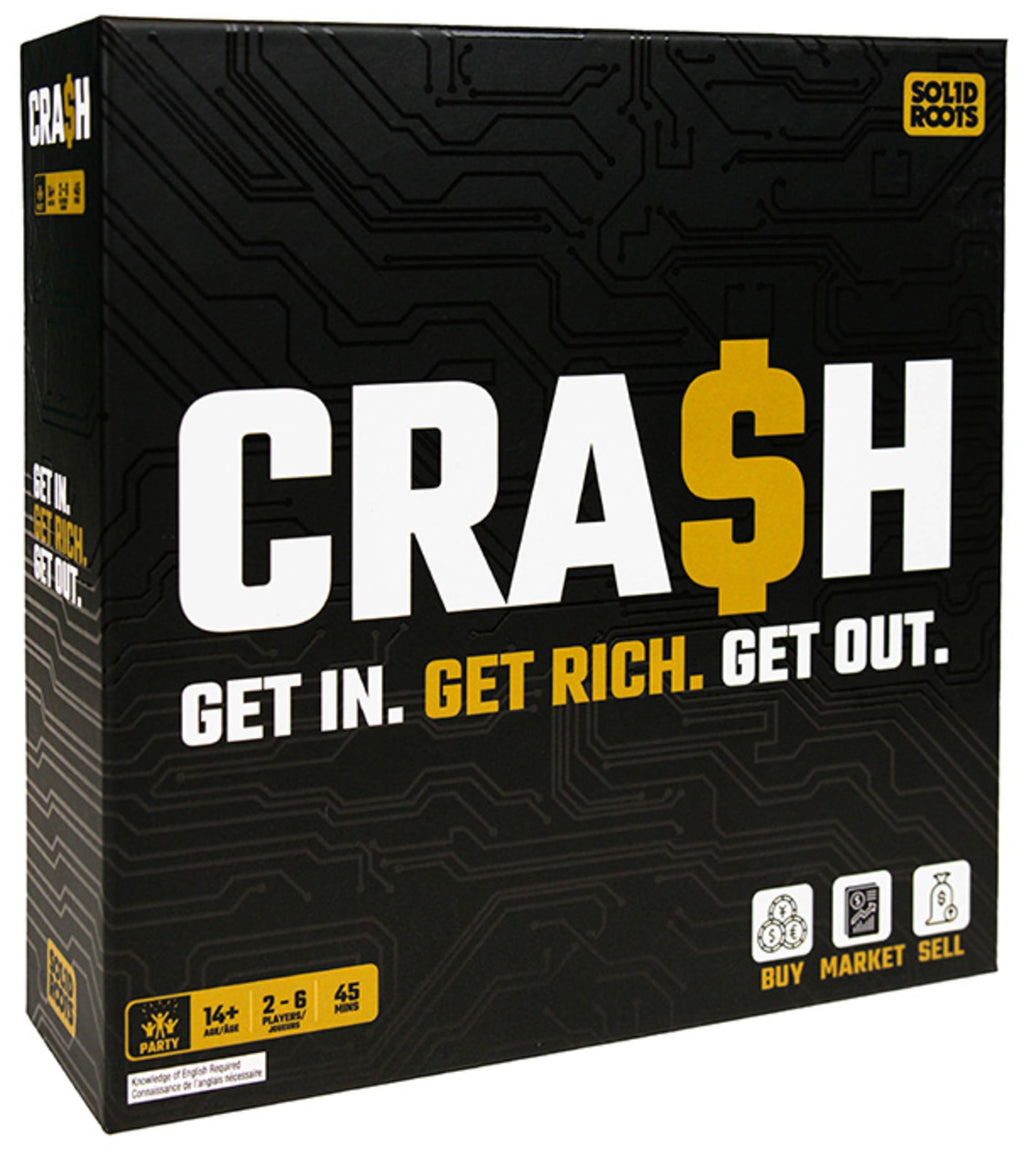 SolidRoots Crash Board Game: A Hilarious Crypto Currency Family Strategy Game for 2-6 Players