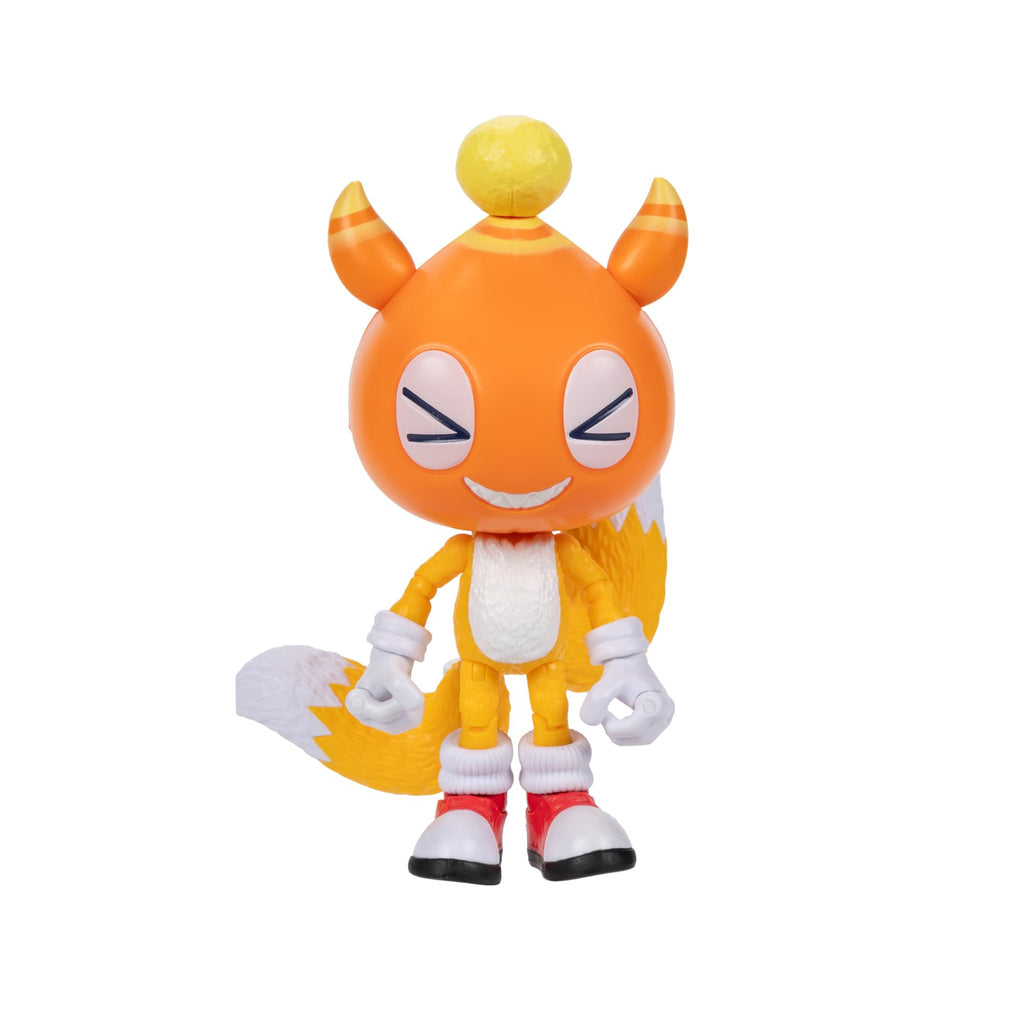 Sonic 3 Movie 5-Inch Chao Mascot Tails Action Figure – 20+ Points of Articulation, Officially Licensed