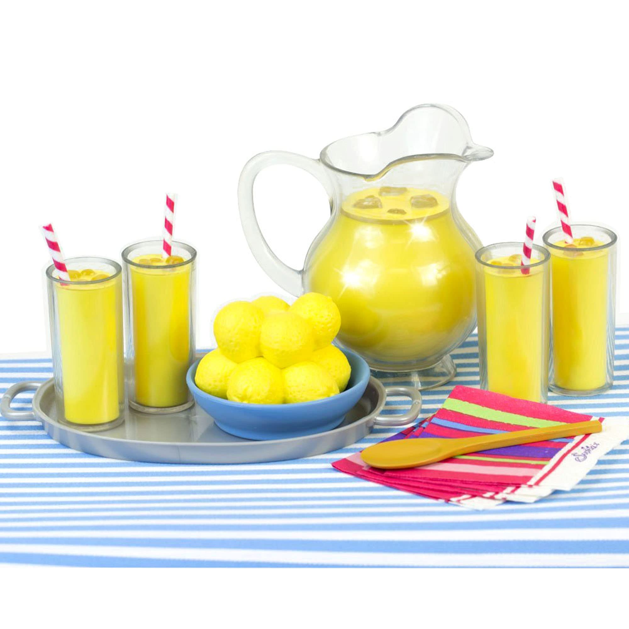 Sophia's 18-Inch Doll Lemonade Stand Set – 12-Piece Pretend Play Set with Pitcher, Cups & Serving Tray