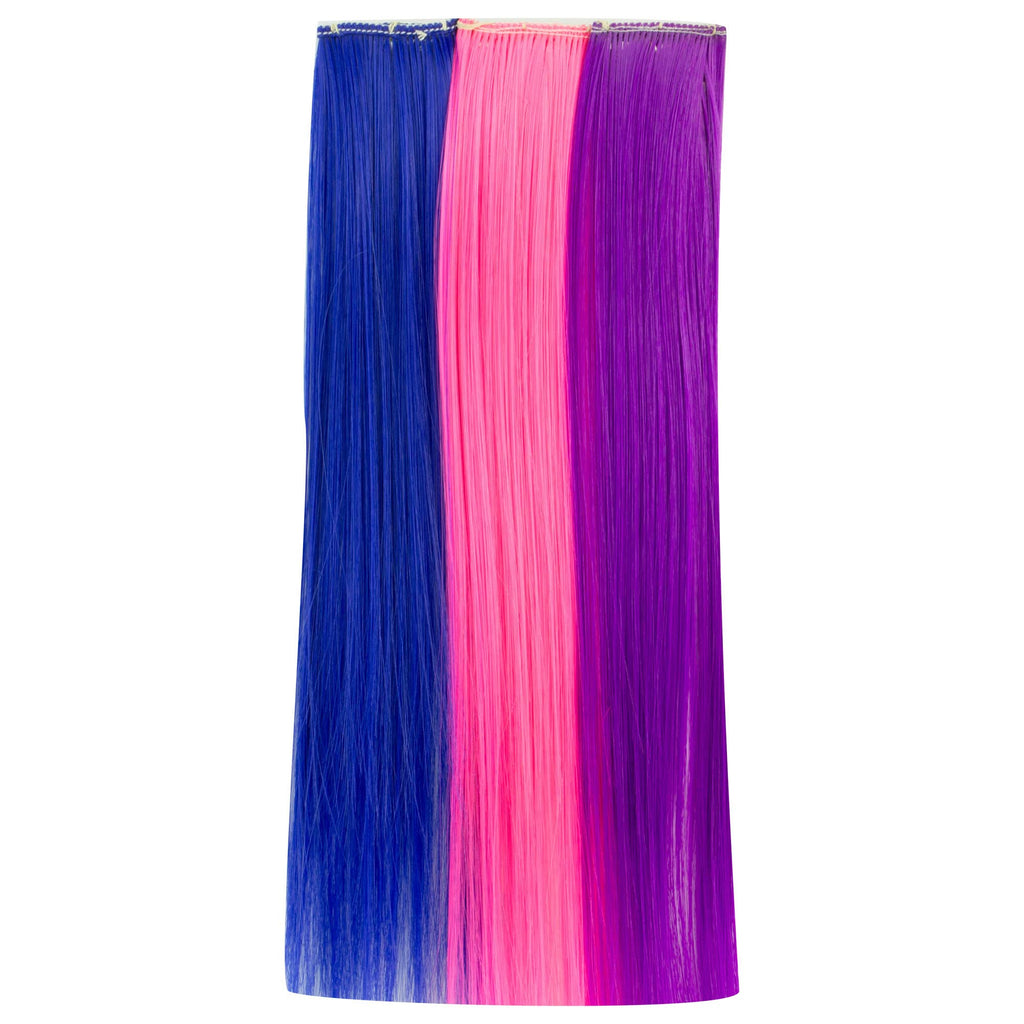 Sophia's Set of 3 Doll Hair Clips - Hot Pink, Blue, Purple 18 Inch Doll Hair Accessories (Also for Human Hair)