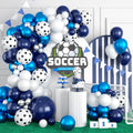 Sowide Soccer Balloon Arch Kit: 102 Balloons & 8 Foil Footballs for Sport Themed Parties