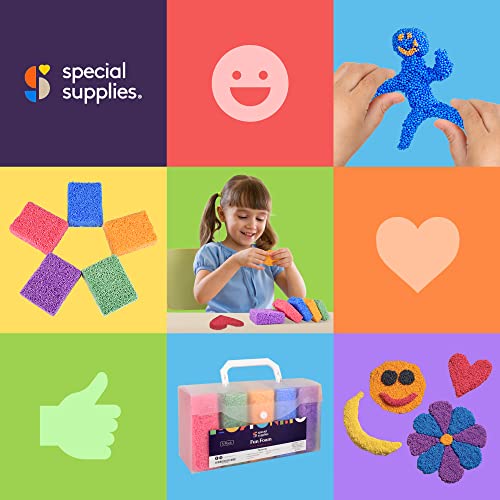 Special Supplies Fun Foam Modeling Beads Kit – 5-Pack of Non-Toxic Clay for Kids