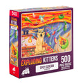 Spicy Scream Jigsaw Puzzle by Exploding Kittens - 500 Piece Cat-Themed Puzzle for Adults, Teens, and Kids