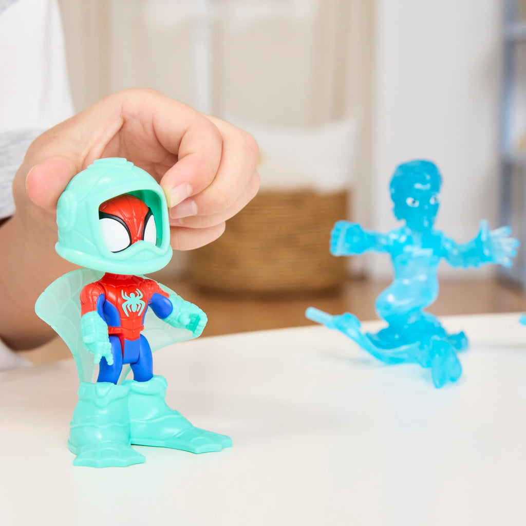 Spidey and His Amazing Friends Water-Webs Spidey & Hydro-Man 3-Inch Action Figure 2-Pack