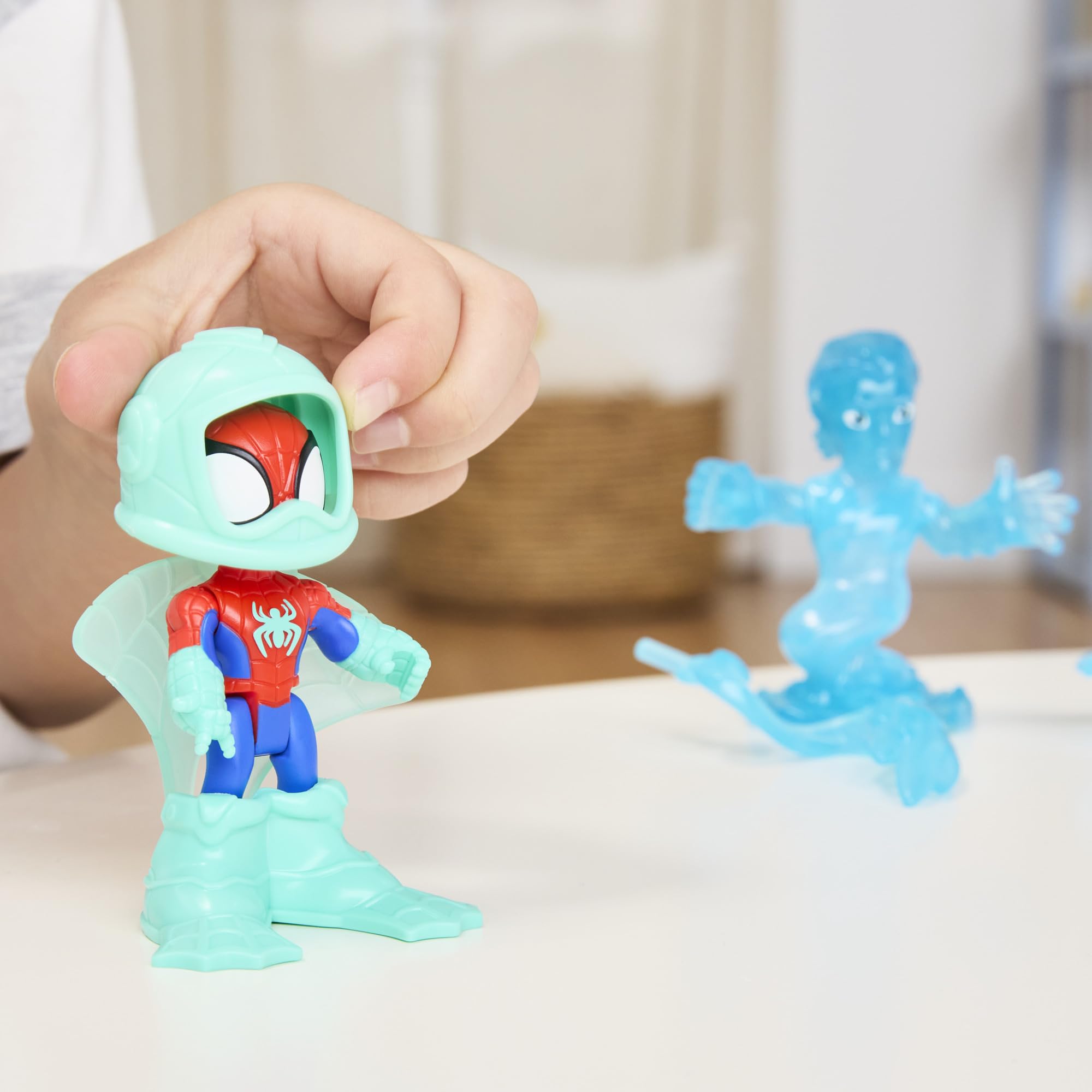 Spidey and His Amazing Friends Water-Webs Spidey & Hydro-Man 3-Inch Action Figure 2-Pack