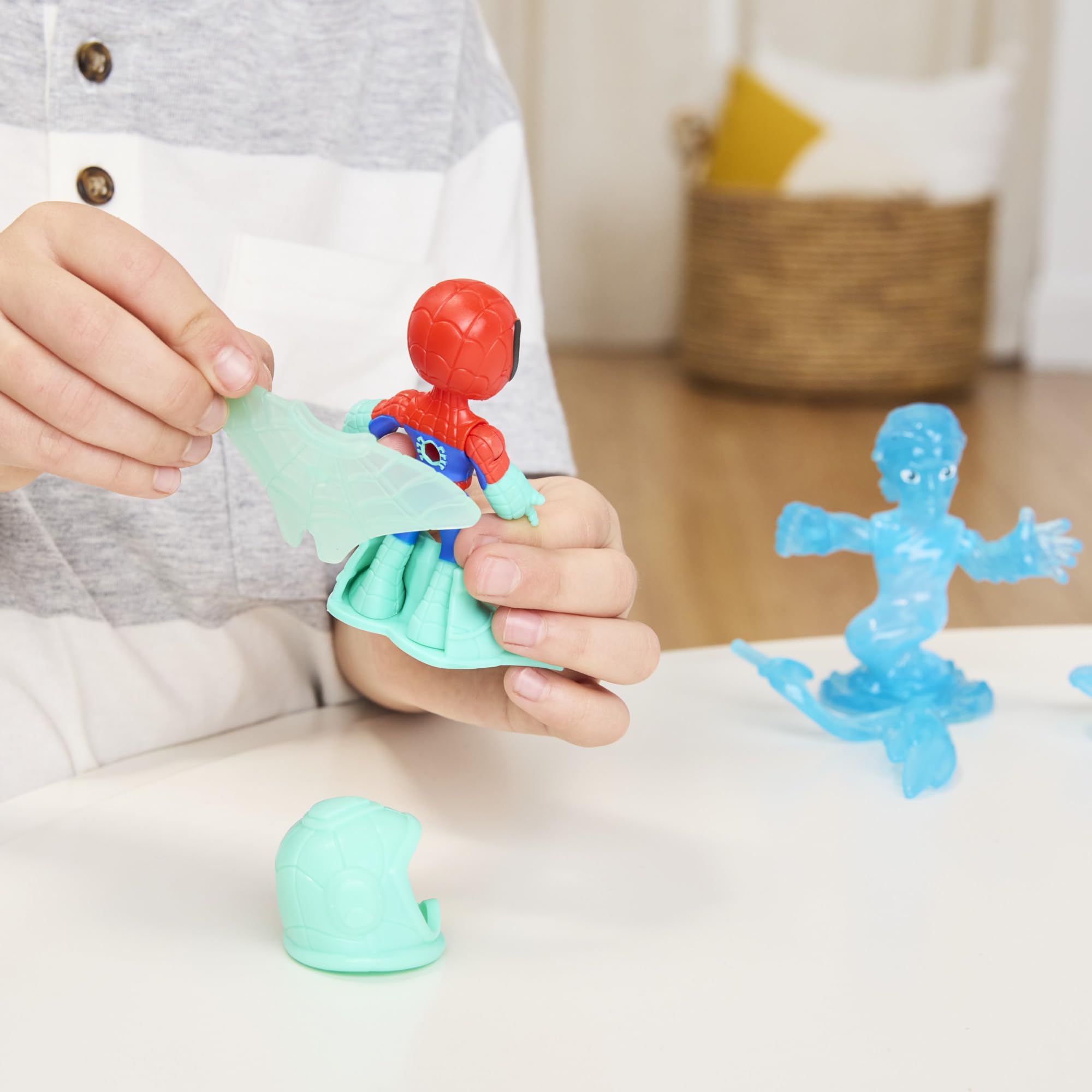 Spidey and His Amazing Friends Water-Webs Spidey & Hydro-Man 3-Inch Action Figure 2-Pack