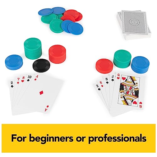 Spin Master Cardinal Classics 200 Poker Chip Set – Includes Cards, Dealer Button & Texas Hold ‘Em Rules