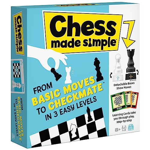 Spin Master Chess Made Simple: Beginner Strategy Board Game for Ages 8+