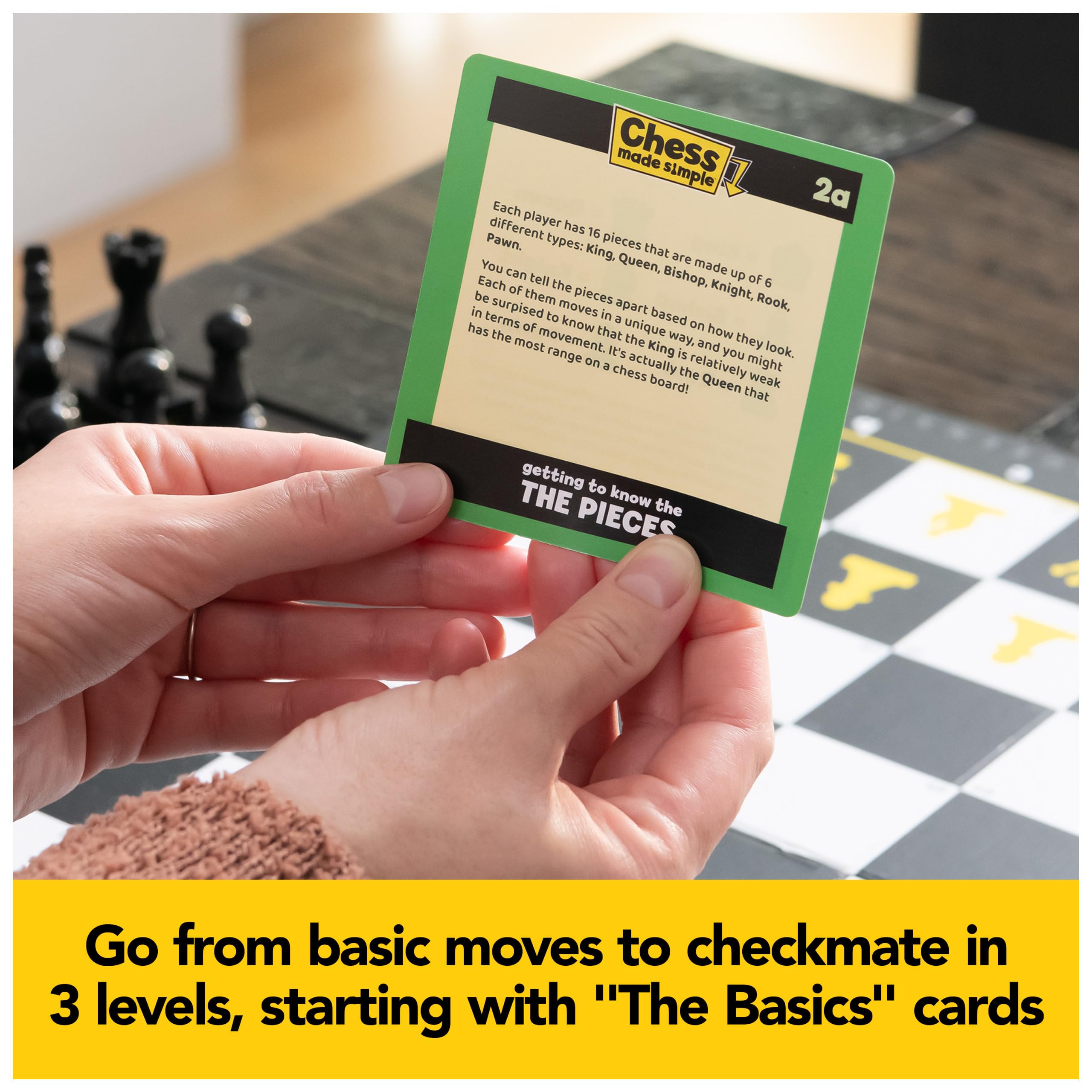 Spin Master Chess Made Simple: Beginner Strategy Board Game for Ages 8+