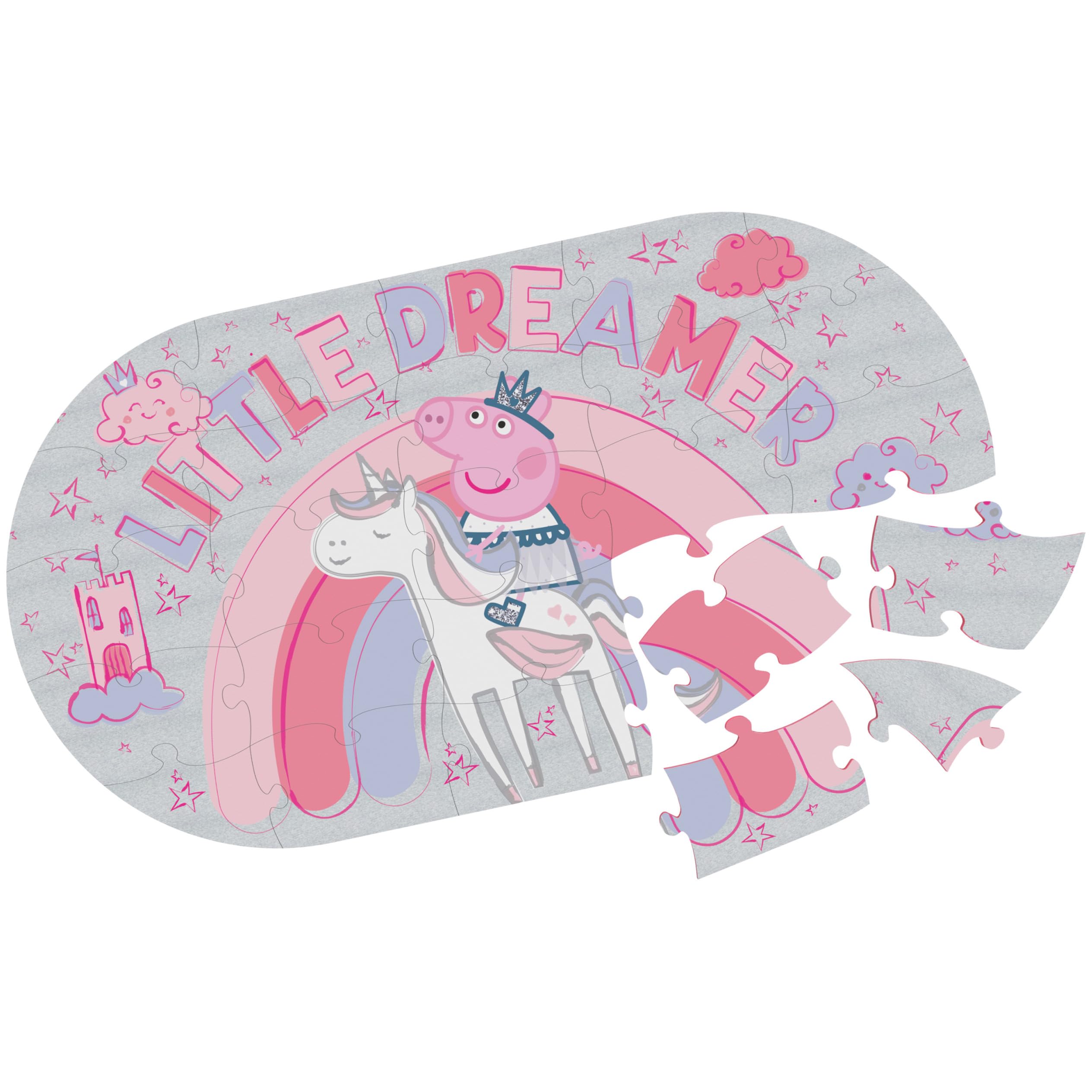 Spin Master Games 25-Piece Peppa Pig Foam Puzzle – Soft, Thick Pieces for Kids Ages 4+