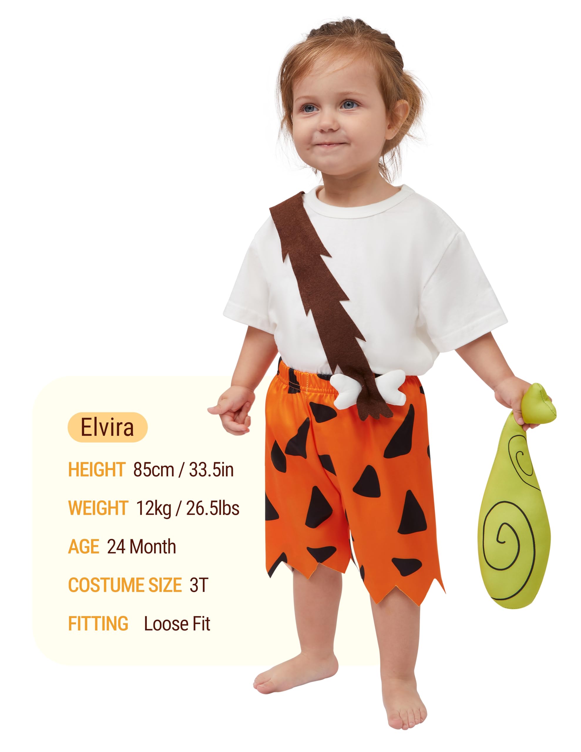 Spooktacular Creations Toddler Caveman Costume for Baby Boys