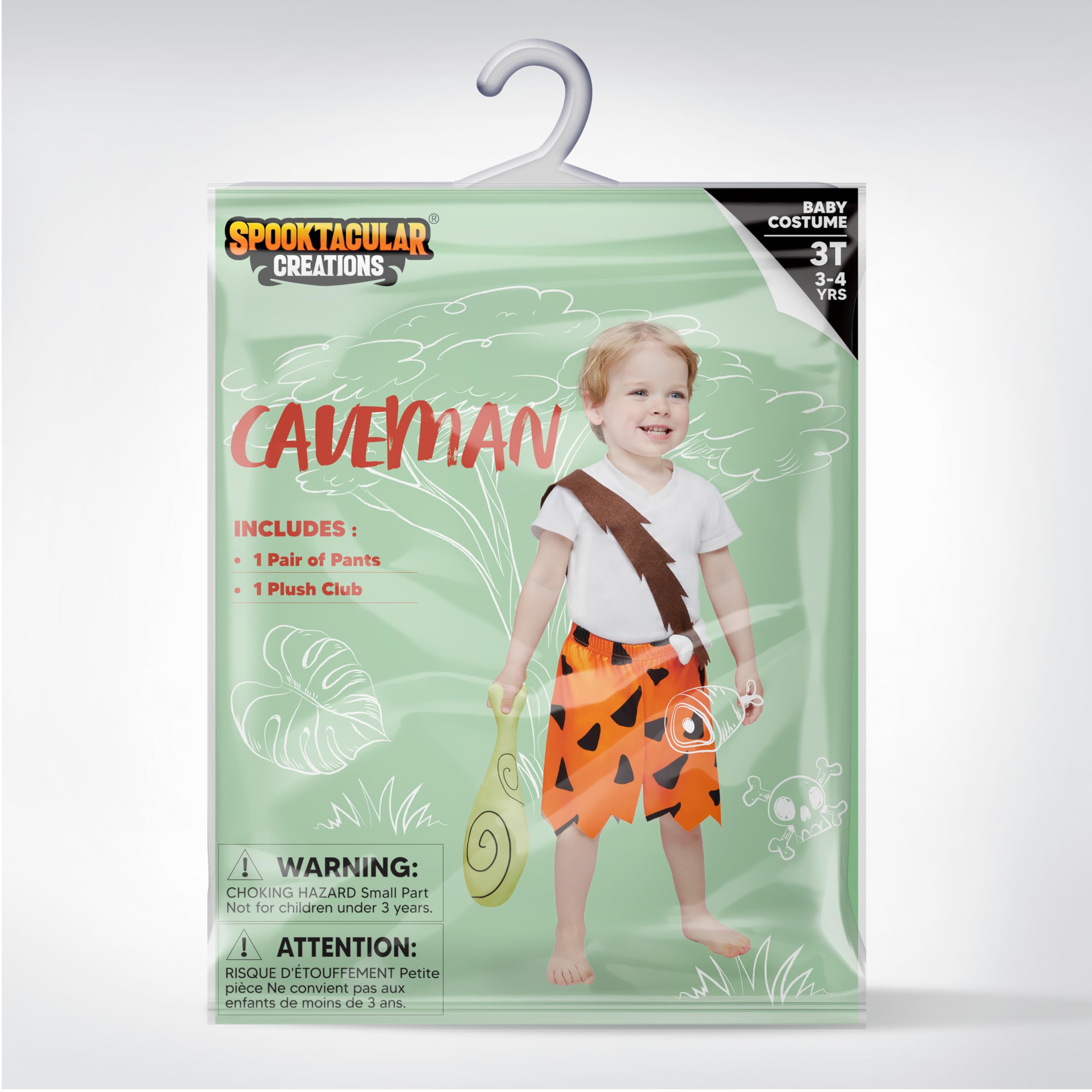 Spooktacular Creations Toddler Caveman Costume for Baby Boys