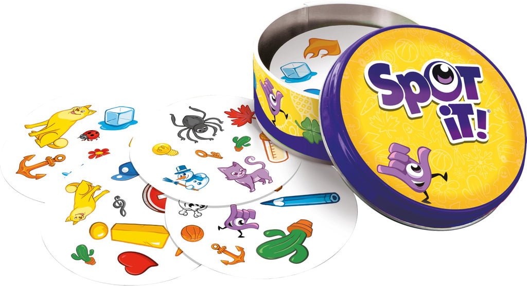 Spot It! Classic (2024 Refresh Eco-Sleeve) – Quick Reflexes Matching Game, Ages 6+