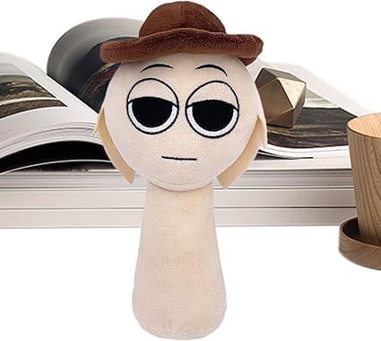 SPR Plush Toy Light Grey - Soft Game Character Stuffed Animal for Fans and Friends