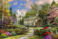Springbok 500 Piece Jigsaw Puzzle - Mountain View Chapel, Made in USA, 23.5x18 In