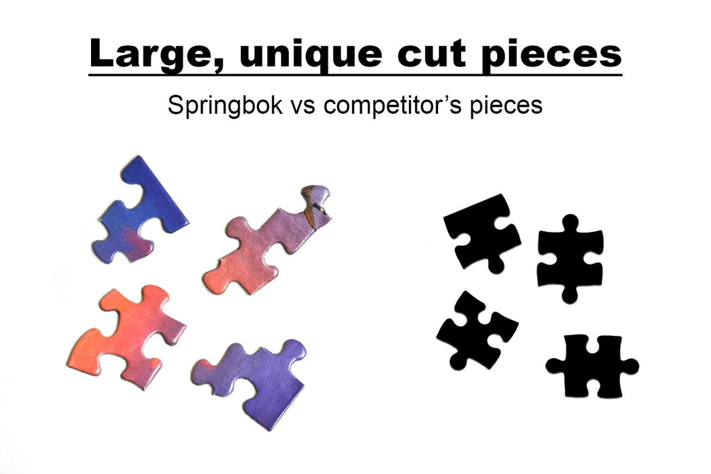 Springbok Christmas Cabin 500-Piece Jigsaw Puzzle – Made in USA, Eco-Friendly, Precision Fit