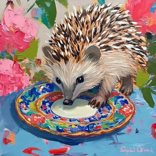 Springbok Little Explorer 500 Piece Jigsaw Puzzle – Cute Hedgehog with Unique Cut Pieces