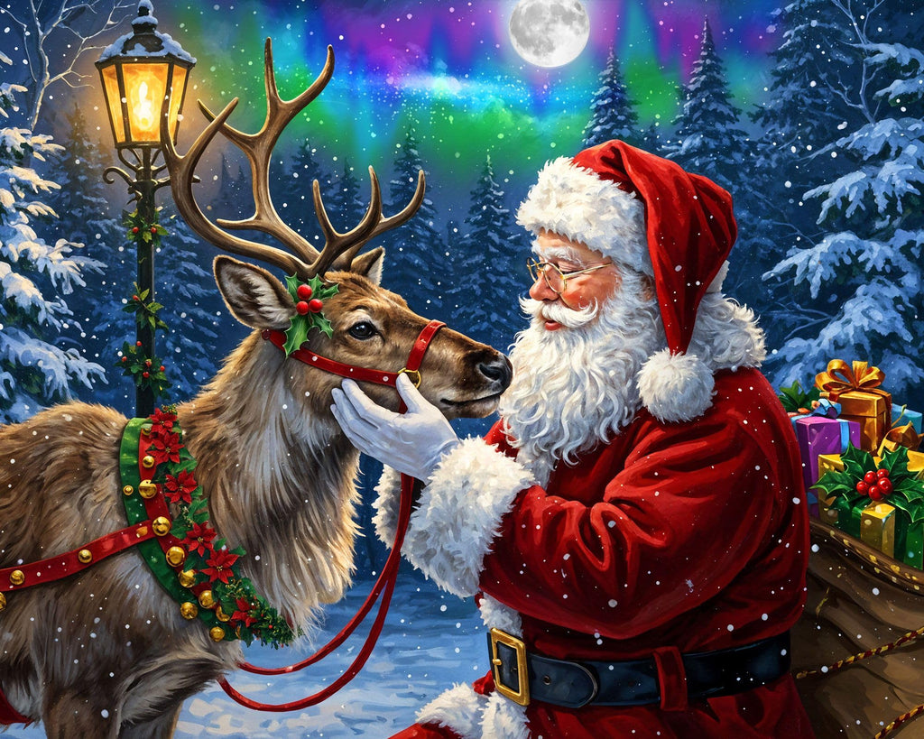 Springbok Santa's Favorite Reindeer 500-Piece Jigsaw Puzzle – Unique Cut Pieces, Eco-Friendly, Made in USA