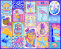 Springbok Tropical Vibes 1000 Piece Jigsaw Puzzle - Colorful Beach Collage, Unique Cut, Made in USA