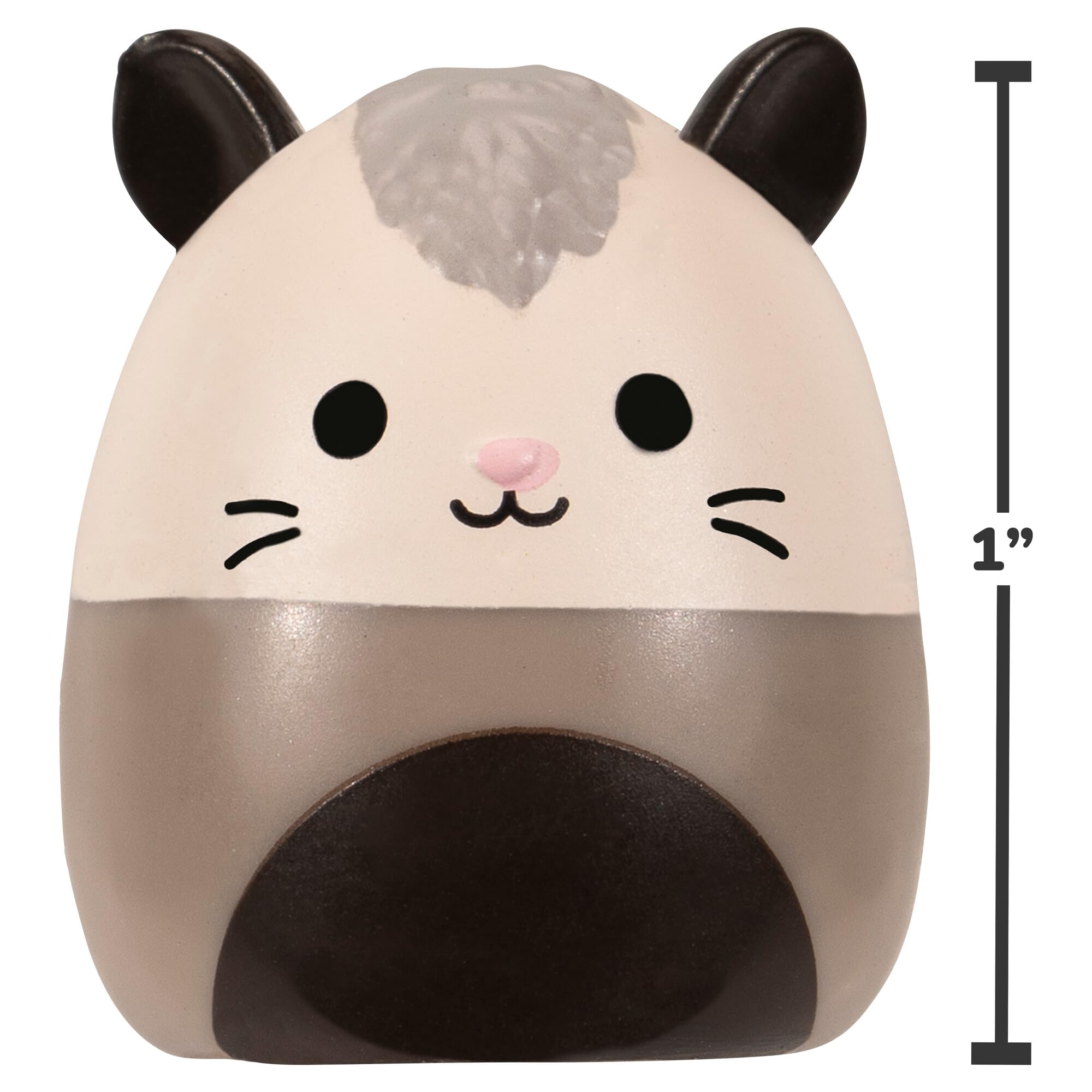 Squish-a-longs 14 Pack Mini-Squish with Accessories, Ring, and Collector's Guide - Collectible 1-Inch Toys