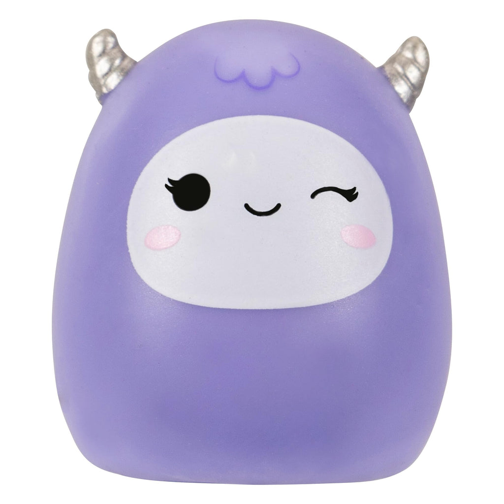 Squish-a-longs 14 Pack Mini-Squish with Accessories, Ring, and Collector's Guide - Collectible 1-Inch Toys