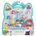 Squish-a-longs 14 Pack (Series 2, Wave 1): 14 Mini-Squish + Accessories + Ring + Collector's Guide