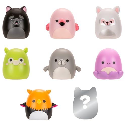 Squish-a-longs Mini-Squish 8-Pack (Wave 3, Style 3): 1-Inch Collectible Figures with Accessories