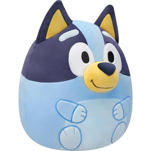 Squishmallows 12-Inch Bluey Plush – Official BBC Licensed Soft Toy