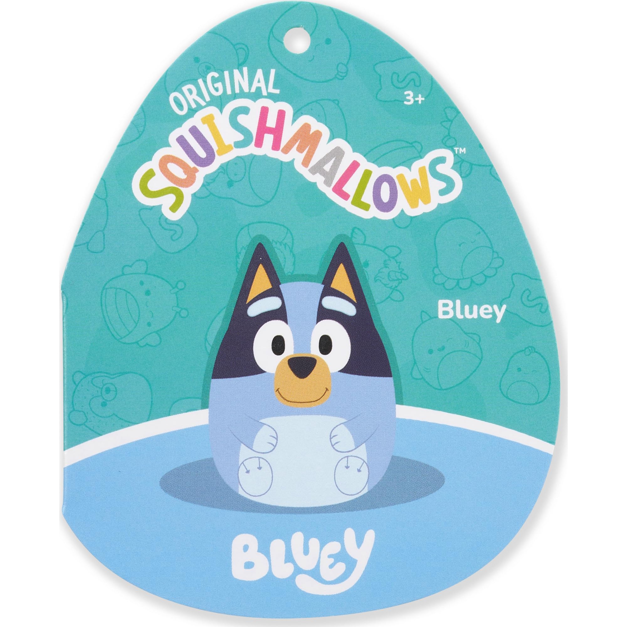 Squishmallows 12-Inch Bluey Plush – Official BBC Licensed Soft Toy