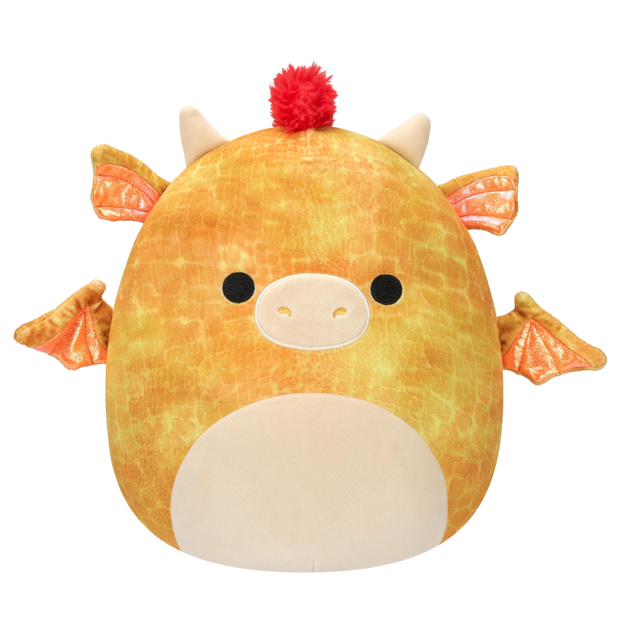 Squishmallows 12-Inch Dieric Yellow Dragon Plush - Official Jazwares Soft Toy