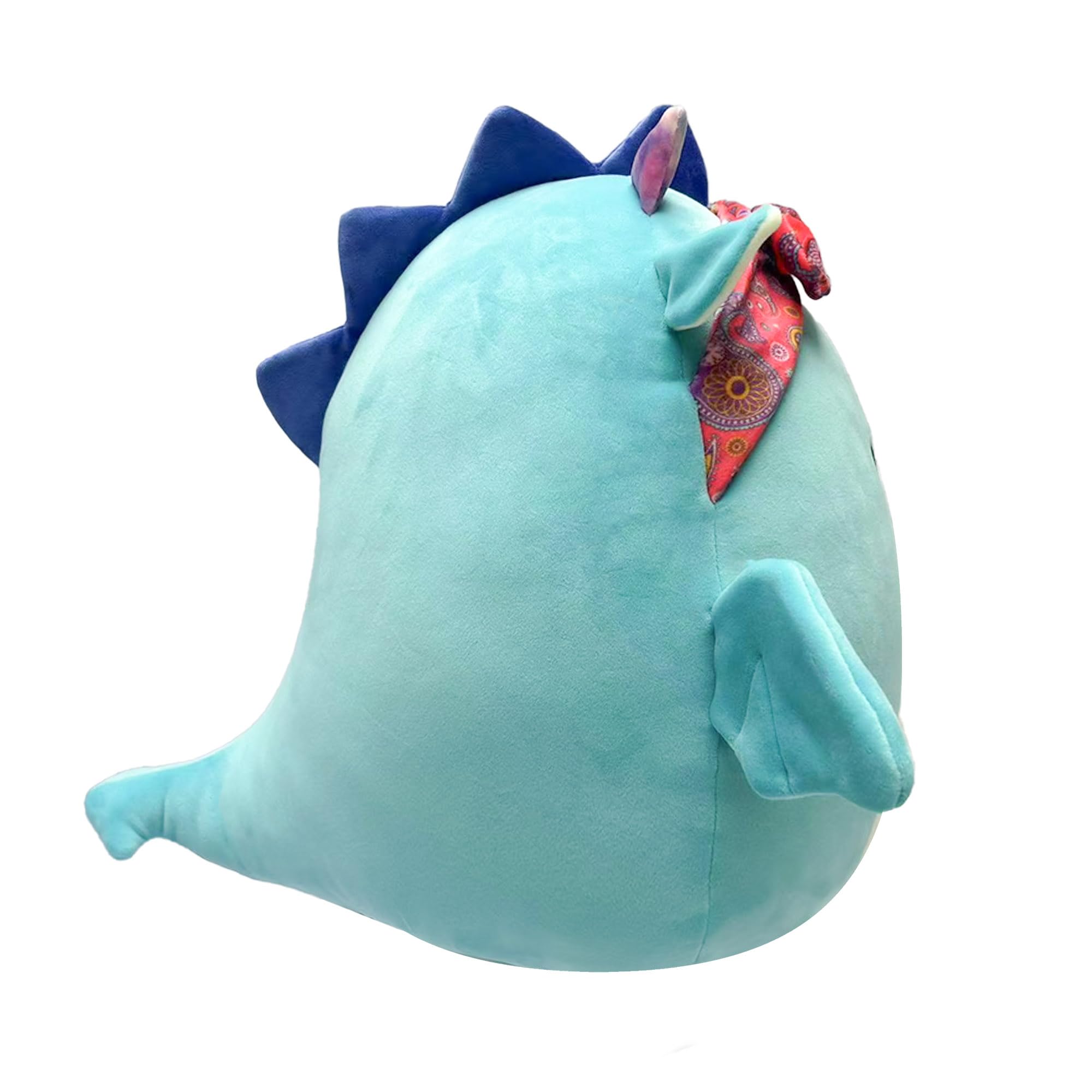 Squishmallows 19cm Tatiana the Dark Teal Dragon with Bandana – Ultra Soft Plush for Collectors