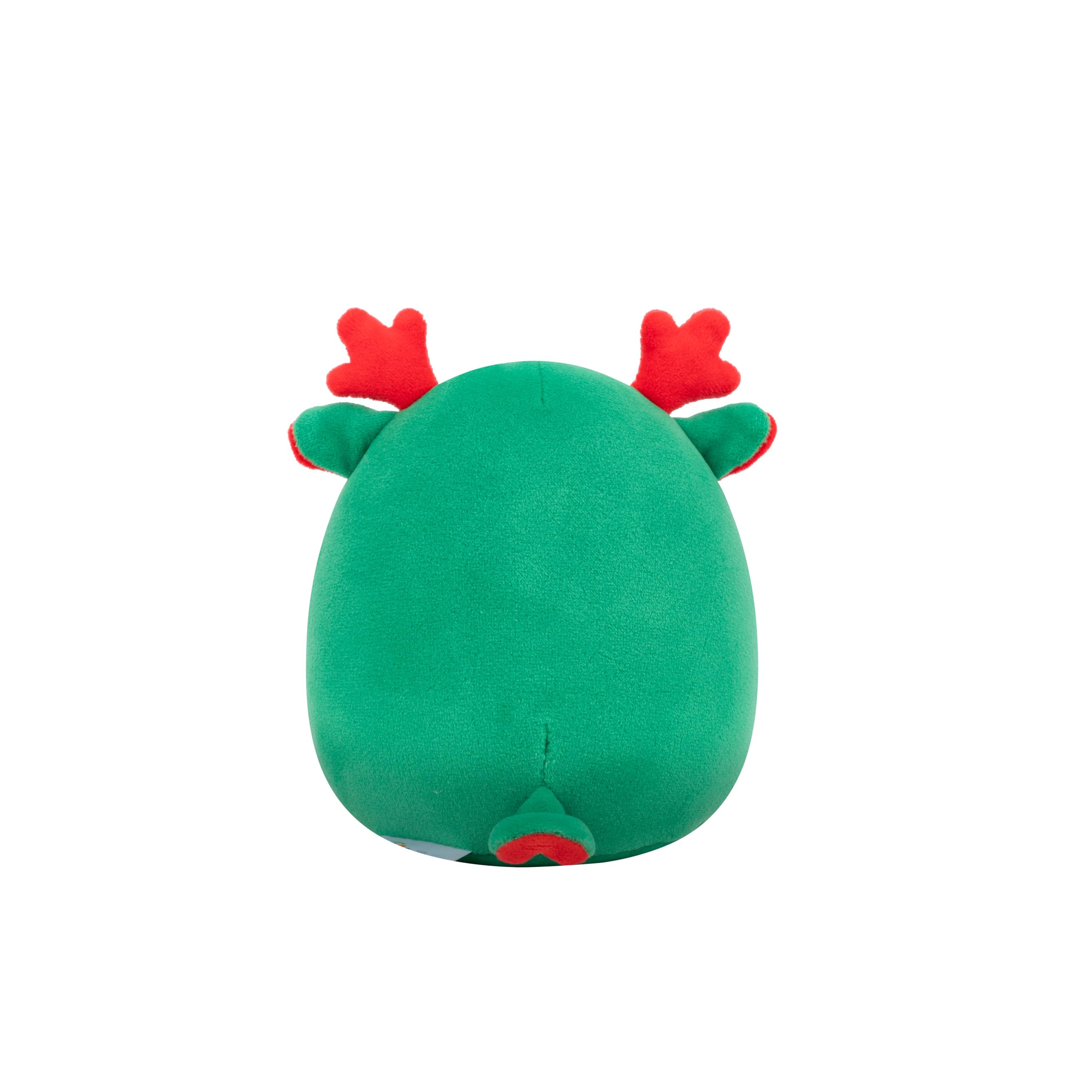 Squishmallows 5-Inch Zumir the Green Moose Plush – Peppermint Swirl Belly, Official Jazwares Toy